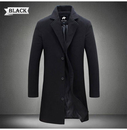 Jasper | Windproof Long Men's Coat