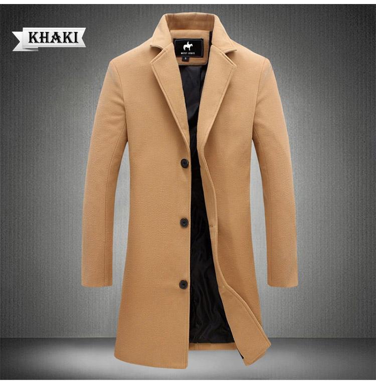 Jasper | Windproof Long Men's Coat