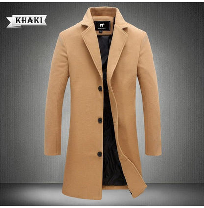 Jasper | Windproof Long Men's Coat
