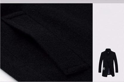 Jasper | Winter Wool Long Men's Coat