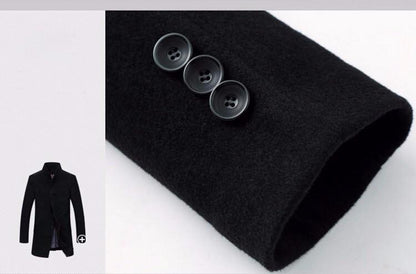 Jasper | Winter Wool Long Men's Coat