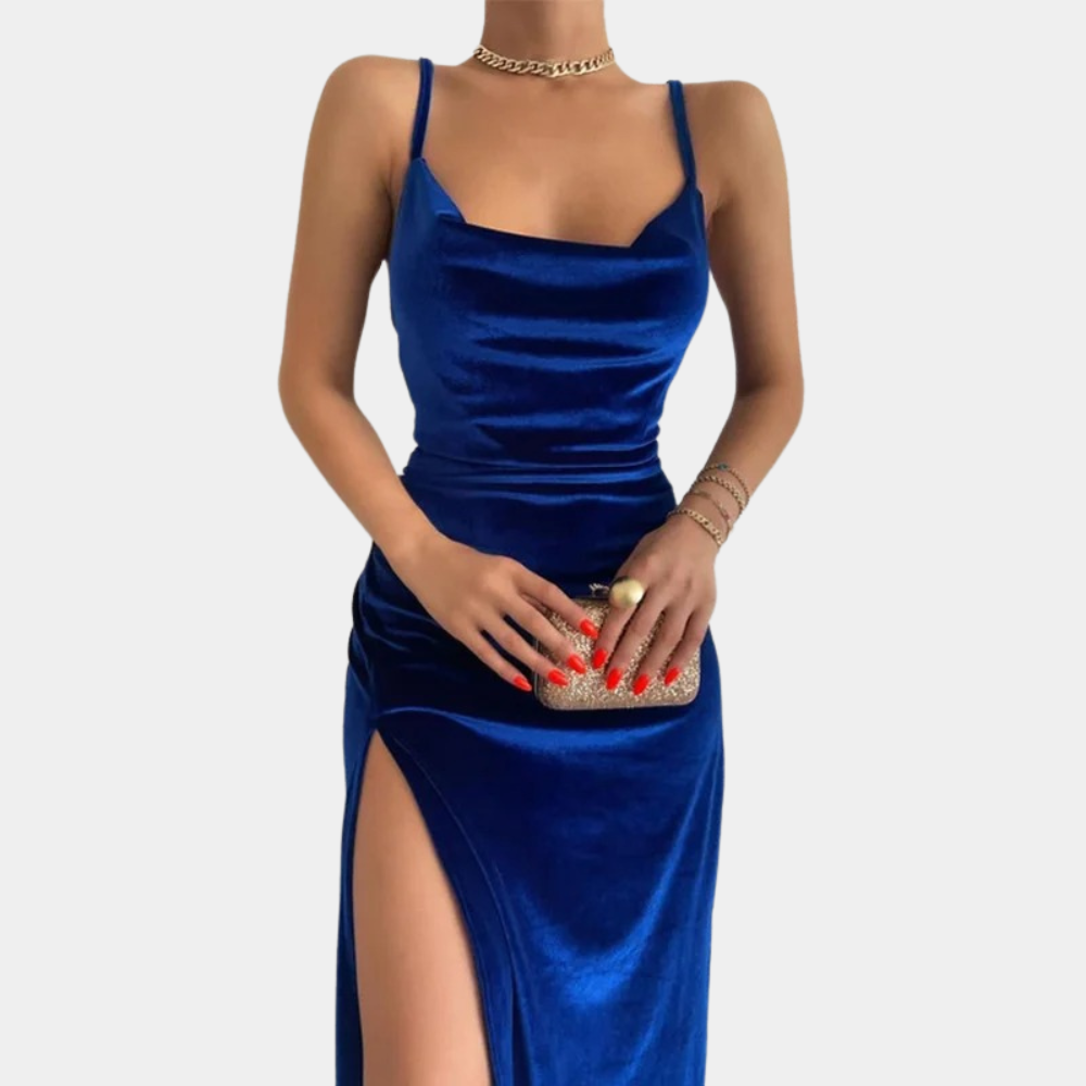 Jeanette | Elegant Long Dress with Split