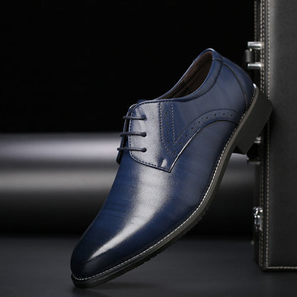 Jelle | Men's Chic Lace-Up Shoes with Brogue Details