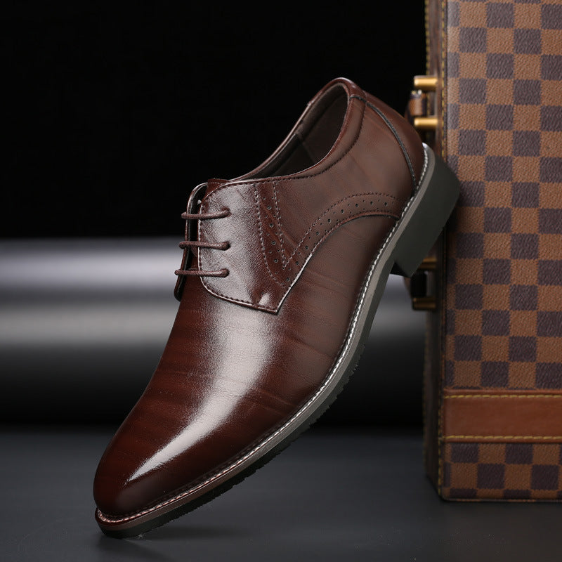 Jelle | Men's Chic Lace-Up Shoes with Brogue Details