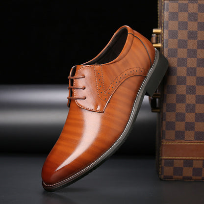 Jelle | Men's Chic Lace-Up Shoes with Brogue Details