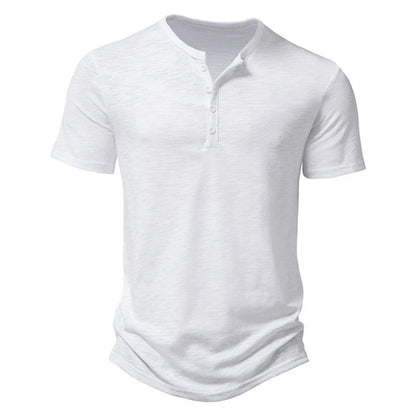 Jeroen | Men's Henley Collar T-Shirt