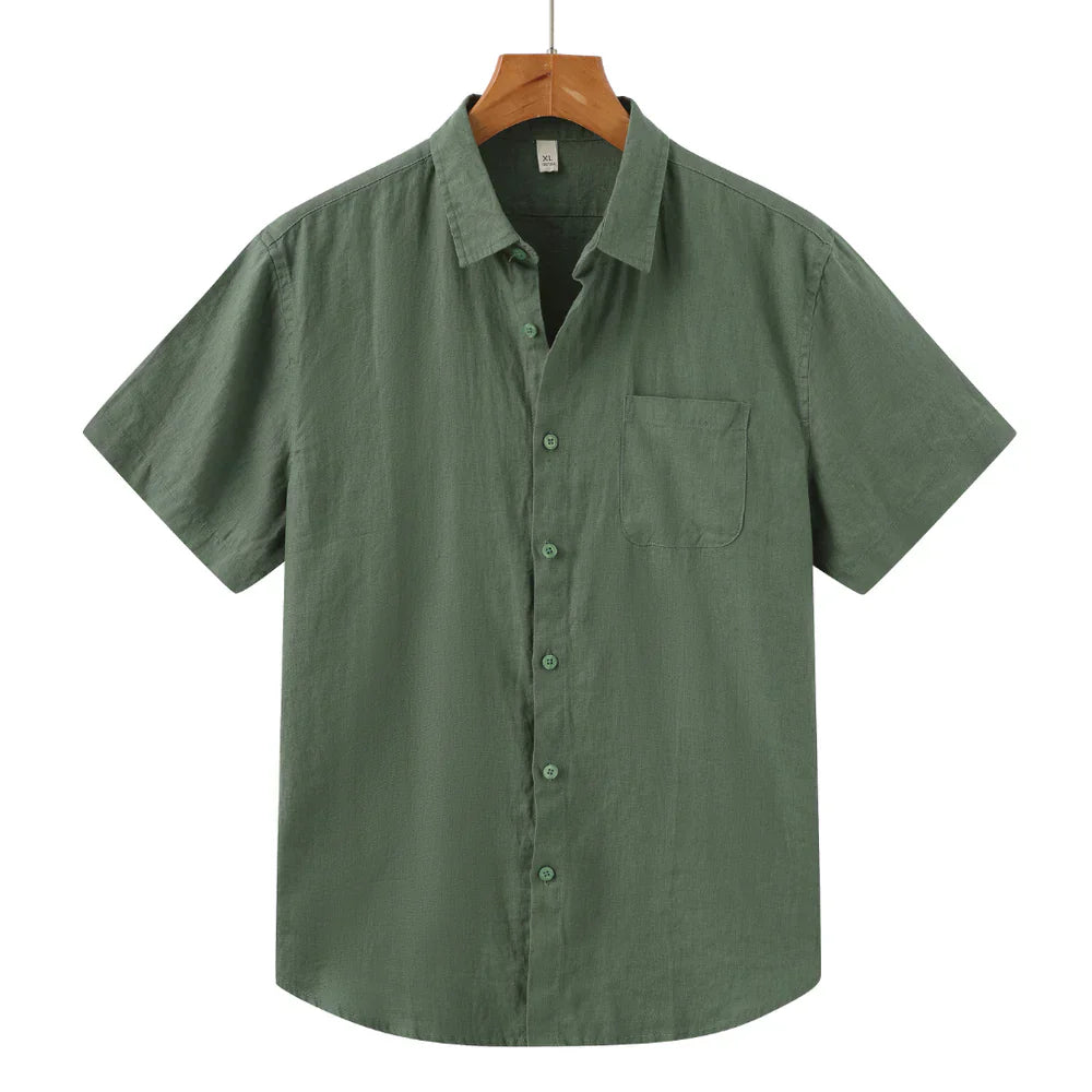 John | Linen Shirt (Short Sleeve)