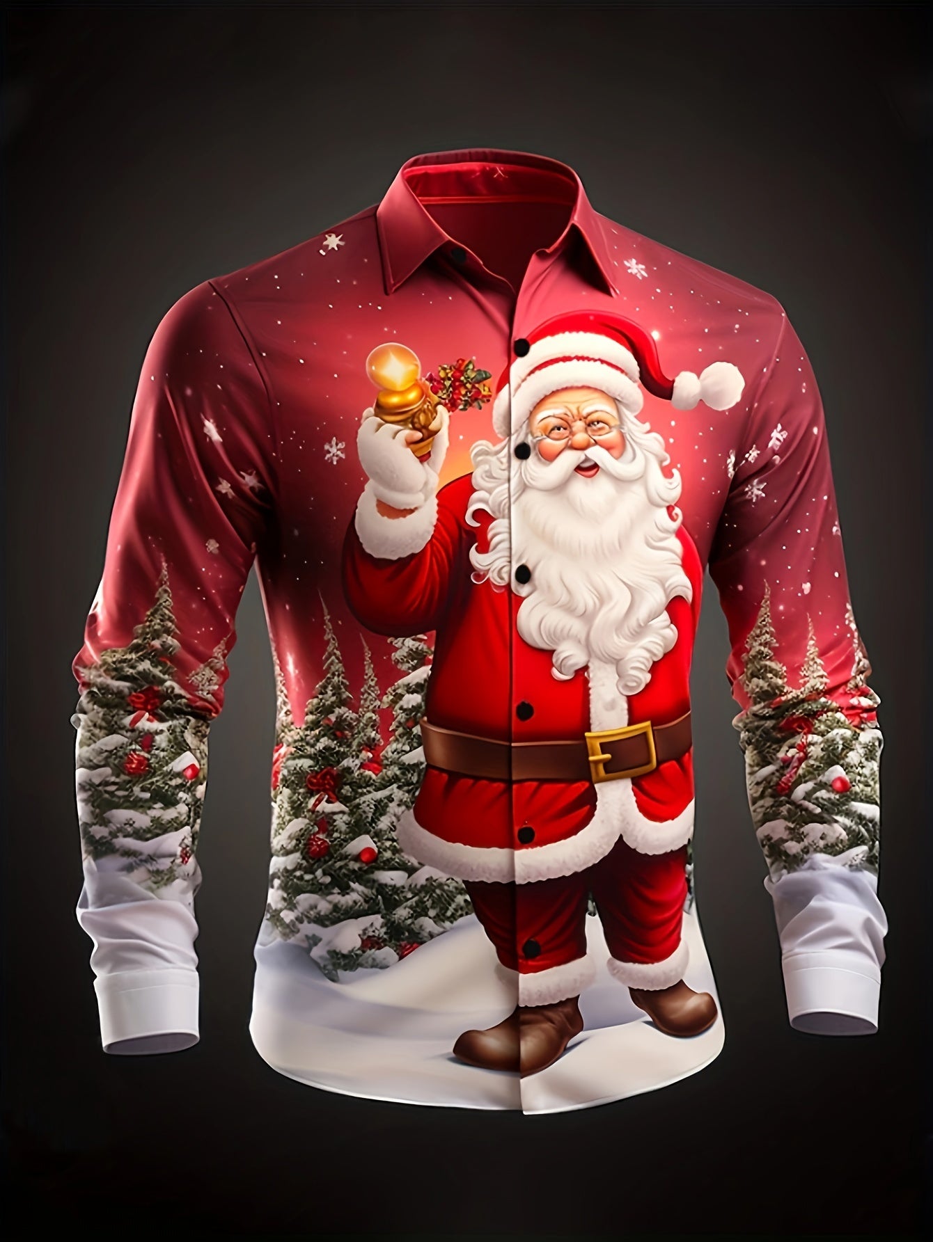 Joris | Casual Christmas shirt with long sleeves