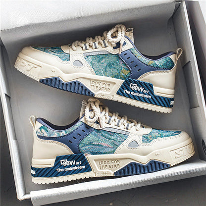 Jules | Casual Oil Paint Sneakers