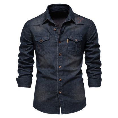 Julian | Casual denim men's shirt
