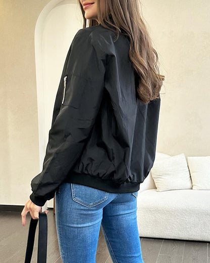 Karina | Stylish ladies' streetwear bomber jacket with pockets