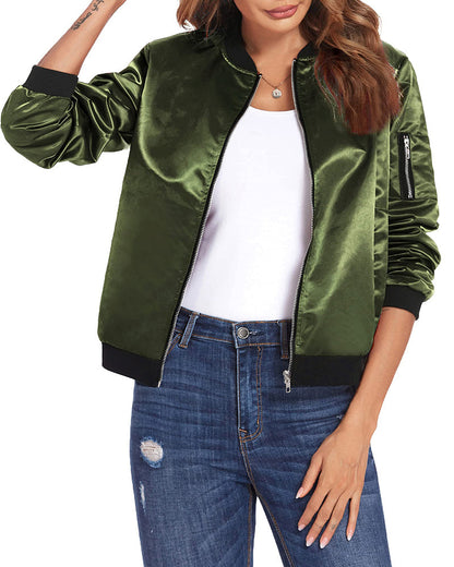 Karina | Stylish ladies' streetwear bomber jacket with pockets