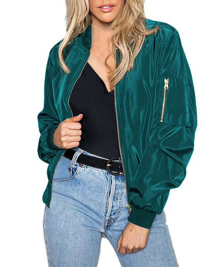 Karina | Stylish ladies' streetwear bomber jacket with pockets