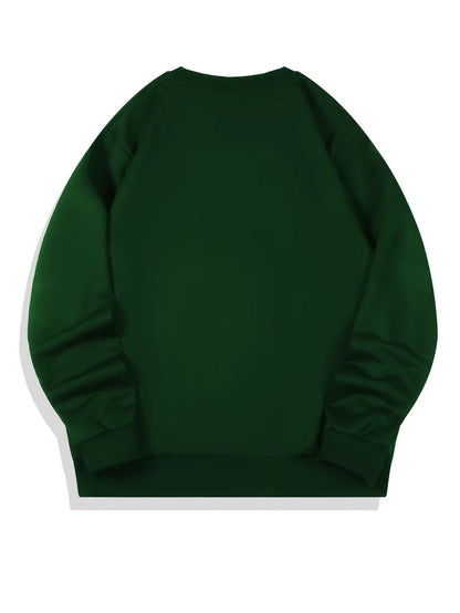 Kasper | Men's sweatshirt with Santa print and long sleeves