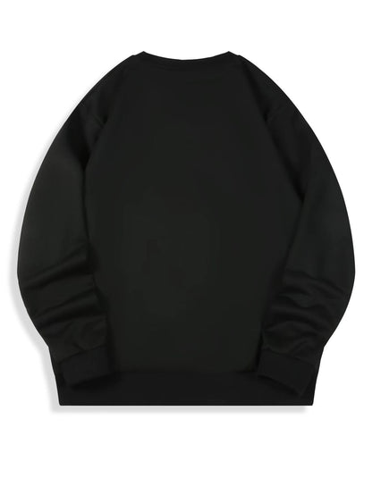 Kasper | Men's sweatshirt with Santa print and long sleeves