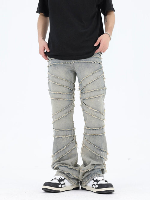 Keyn | Men's Fringed Jeans