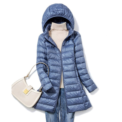Kim | Women's Lightweight Down Jacket with Hood