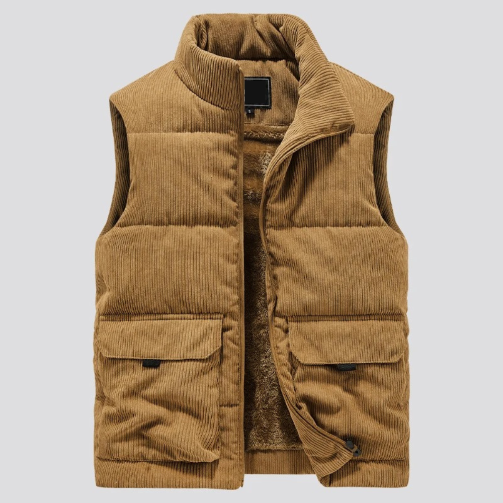Koen | Corduroy Winter Gilet for Men