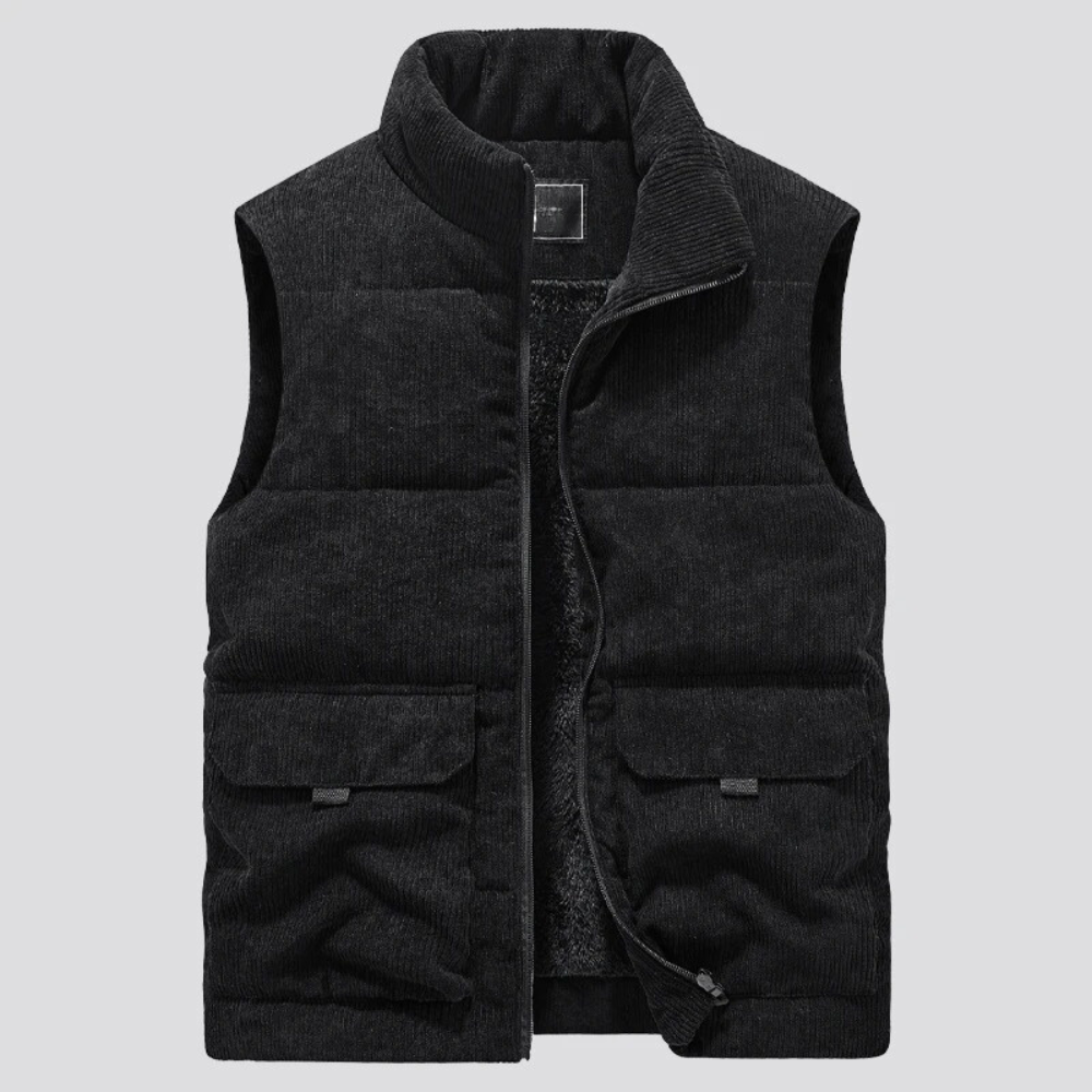 Koen | Corduroy Winter Gilet for Men