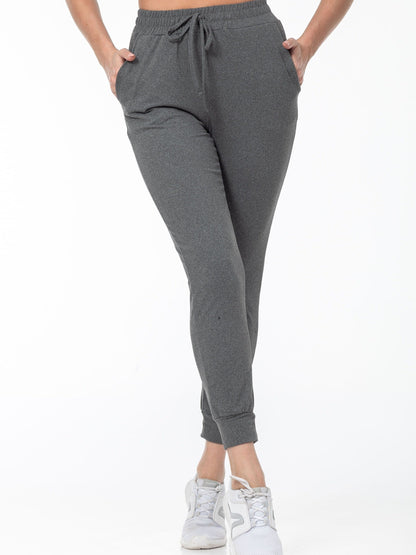 Lara | Casual sports trousers with high waist and pockets