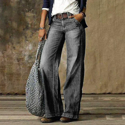 Stylish Women's Trousers with Wide Legs