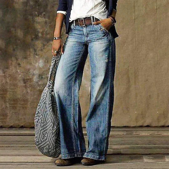 Stylish Women's Trousers with Wide Legs