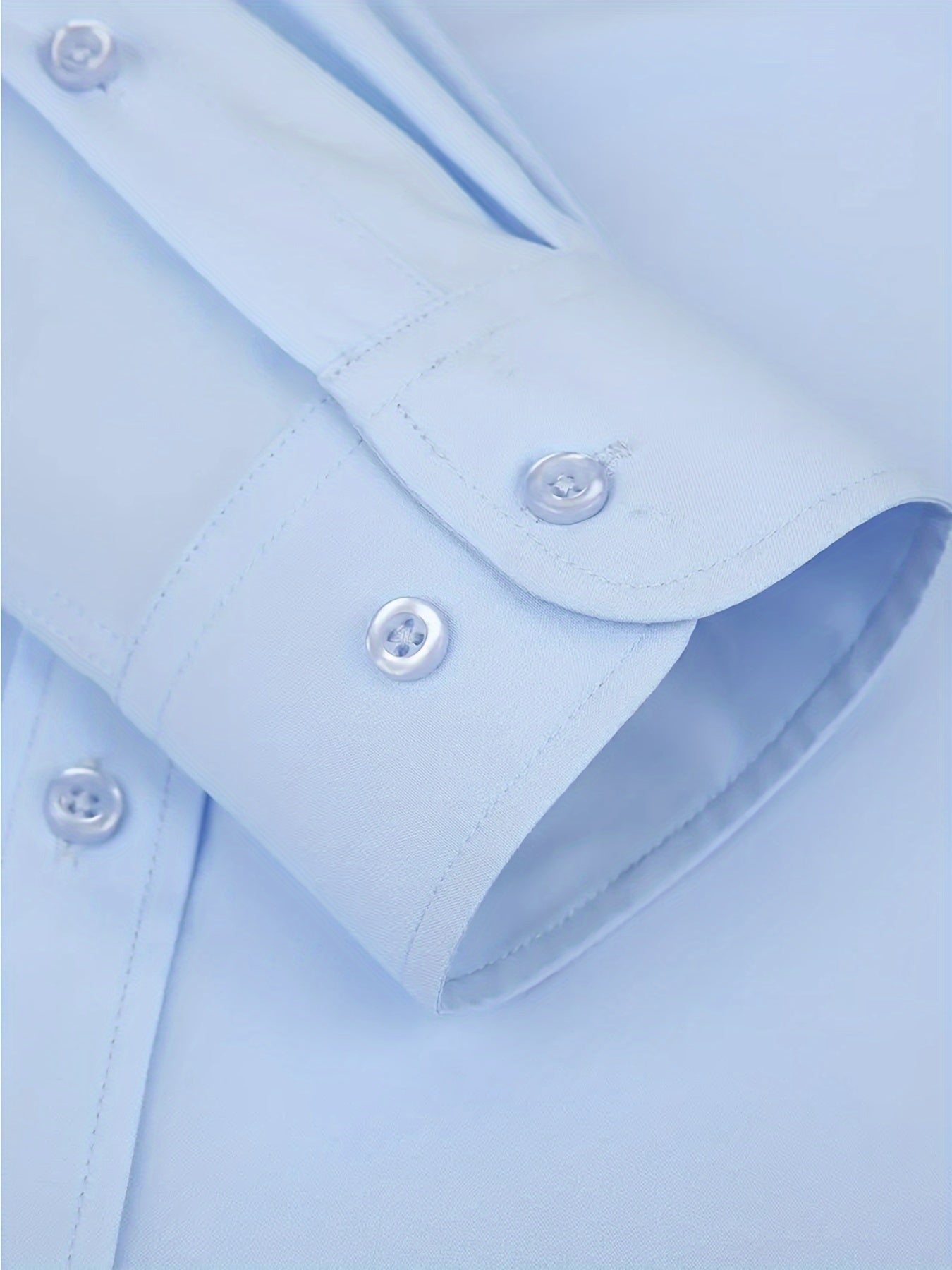 Lars | Plain shirt with notch collar and long sleeves