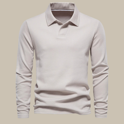 Lars | Stylish Long Sleeve Polo for Men
