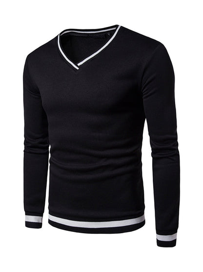 Lars | Warm men's sweatshirt with colour block