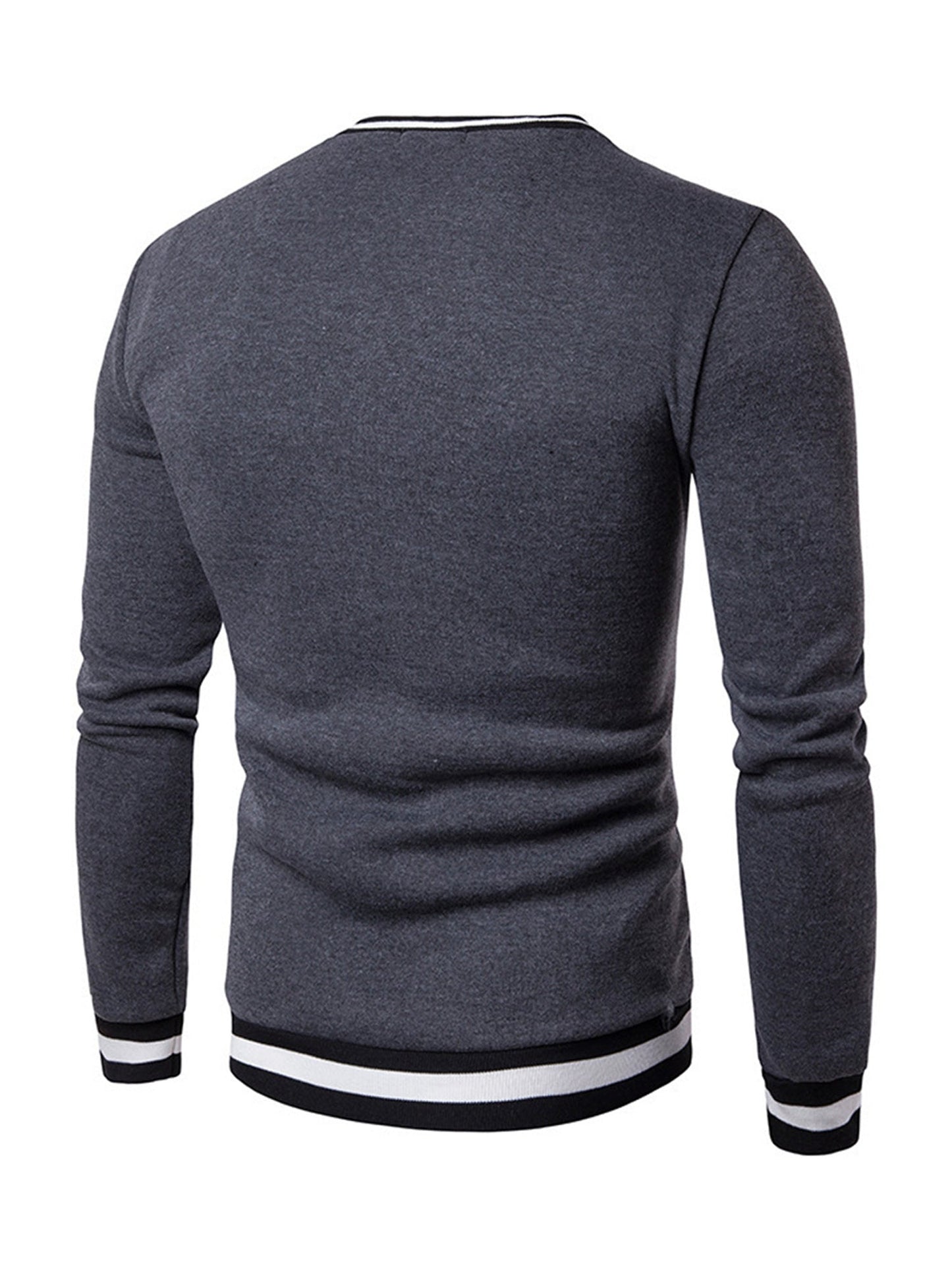 Lars | Warm men's sweatshirt with colour block