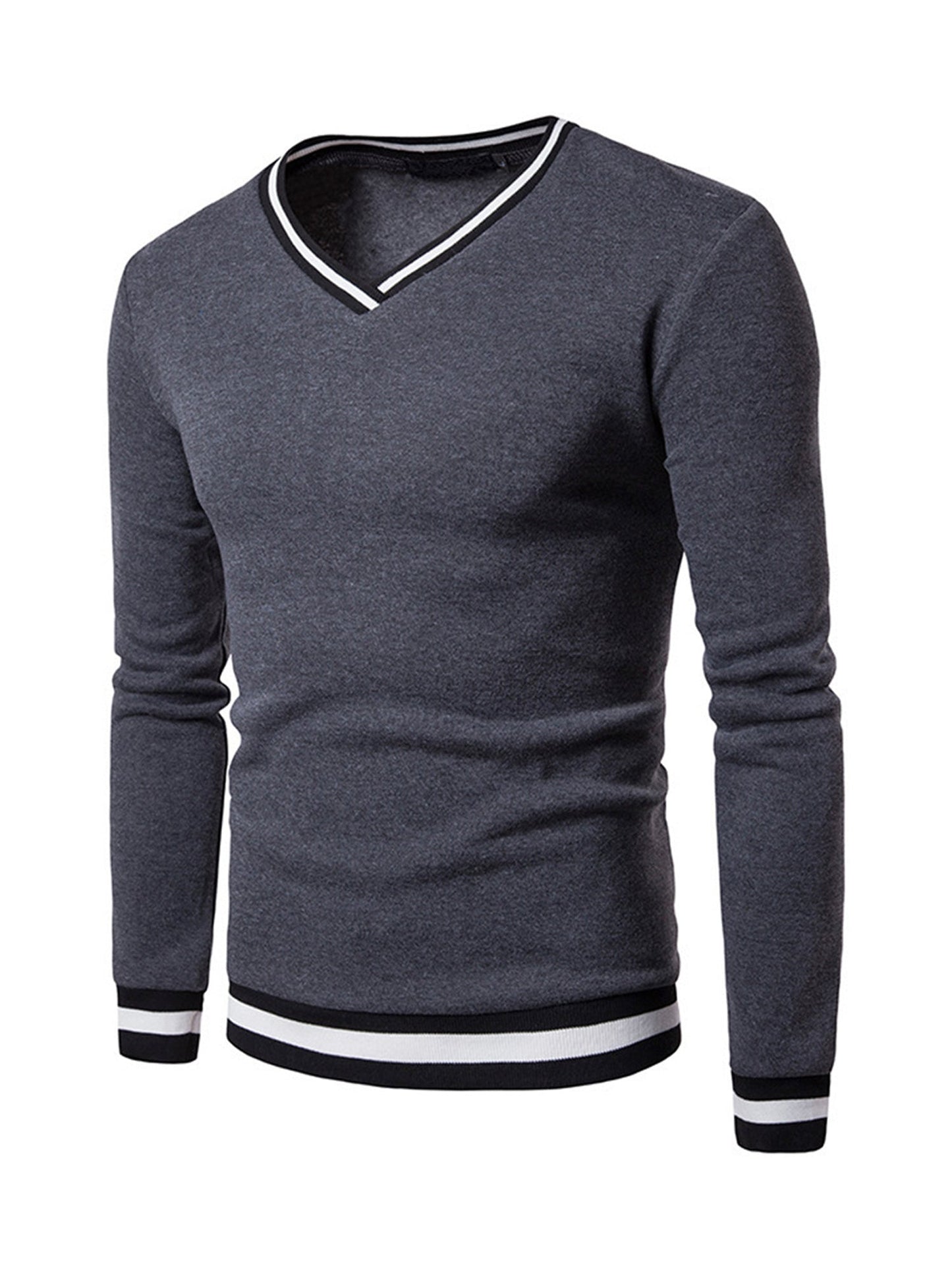 Lars | Warm men's sweatshirt with colour block