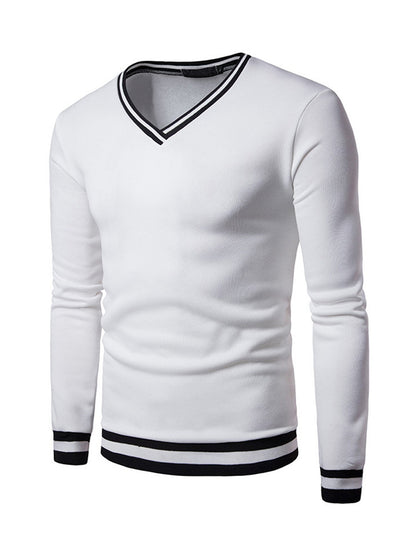 Lars | Warm men's sweatshirt with colour block