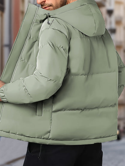 Lars | Warm windproof men's winter jacket with hood