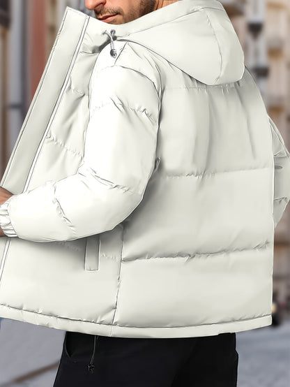 Lars | Warm windproof men's winter jacket with hood