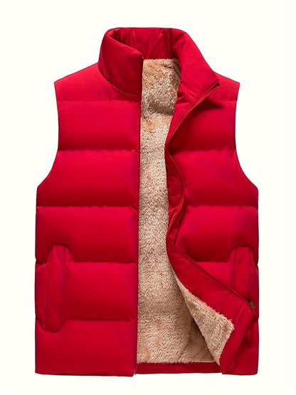 Lars | Warm fleece winter gilet for men