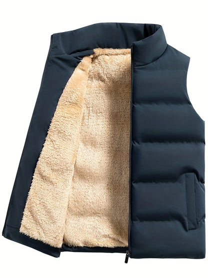 Lars | Warm fleece winter gilet for men