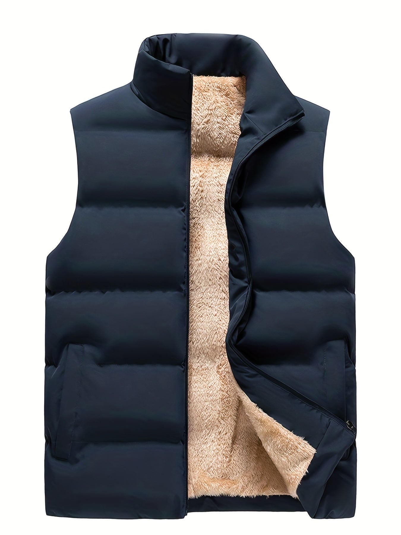 Lars | Warm fleece winter gilet for men