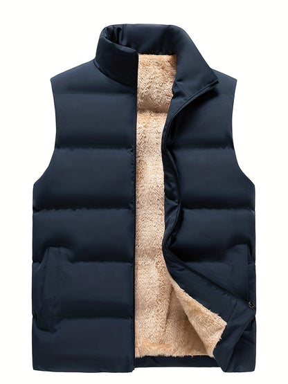 Lars | Warm fleece winter gilet for men