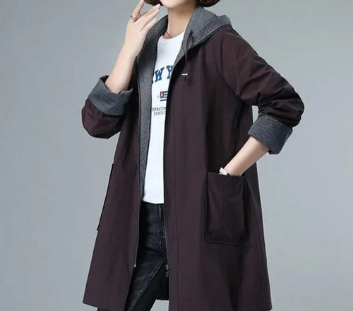 Leanne | Casual Overcoat with Hood