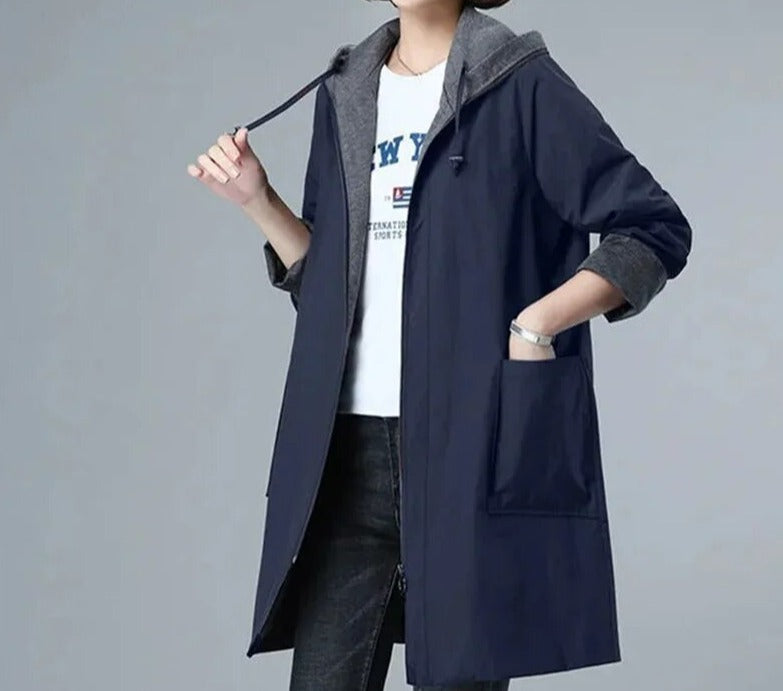 Leanne | Casual Overcoat with Hood