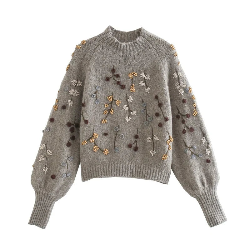 Lely | Comfortable Soft Jumper for Women with Autumn Print