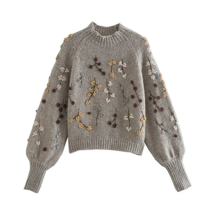 Lely | Comfortable Soft Jumper for Women with Autumn Print
