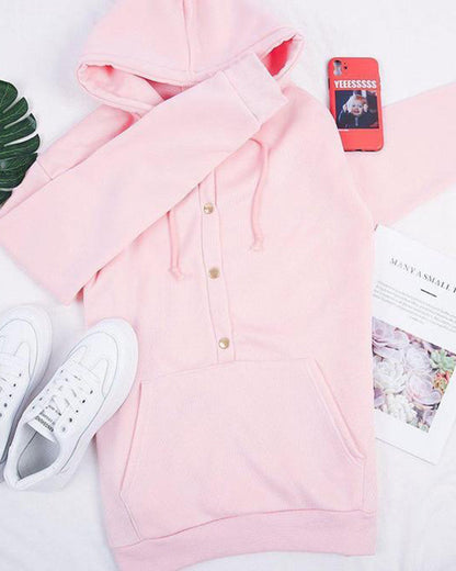 Leyla | Relaxed hoodie with drawstrings