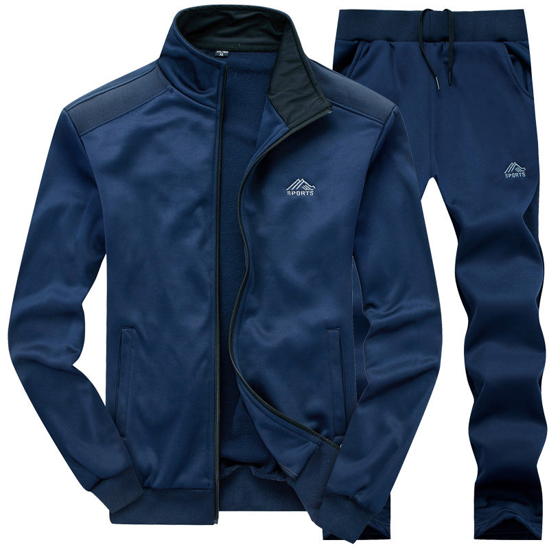 Liam | Fleece-lined men's tracksuit with collar