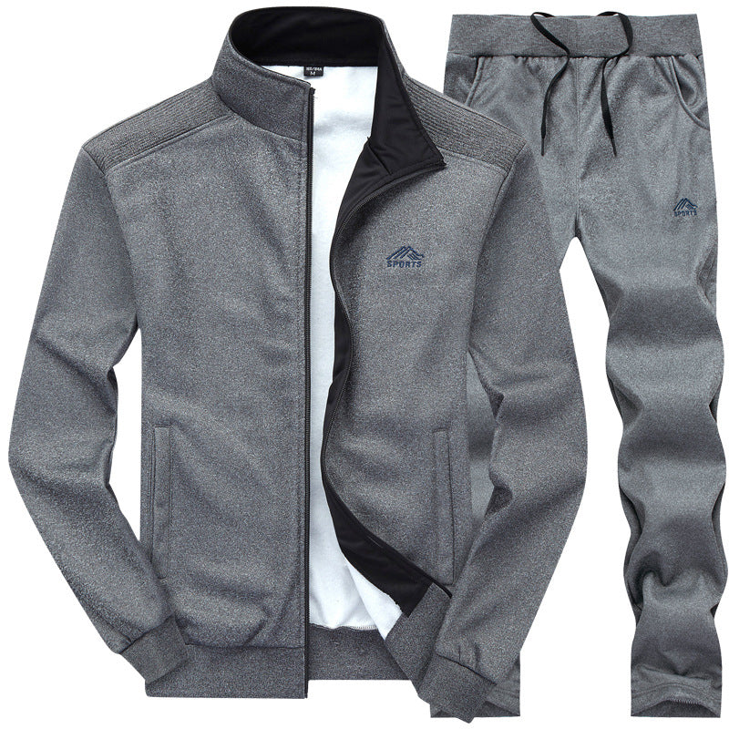 Liam | Fleece-lined men's tracksuit with collar