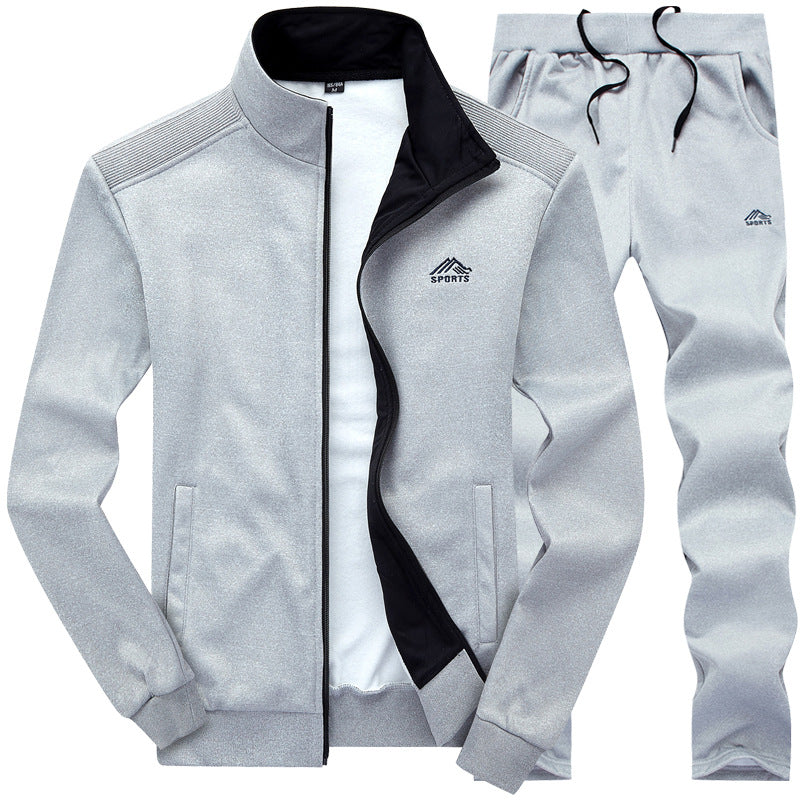 Liam | Fleece-lined men's tracksuit with collar