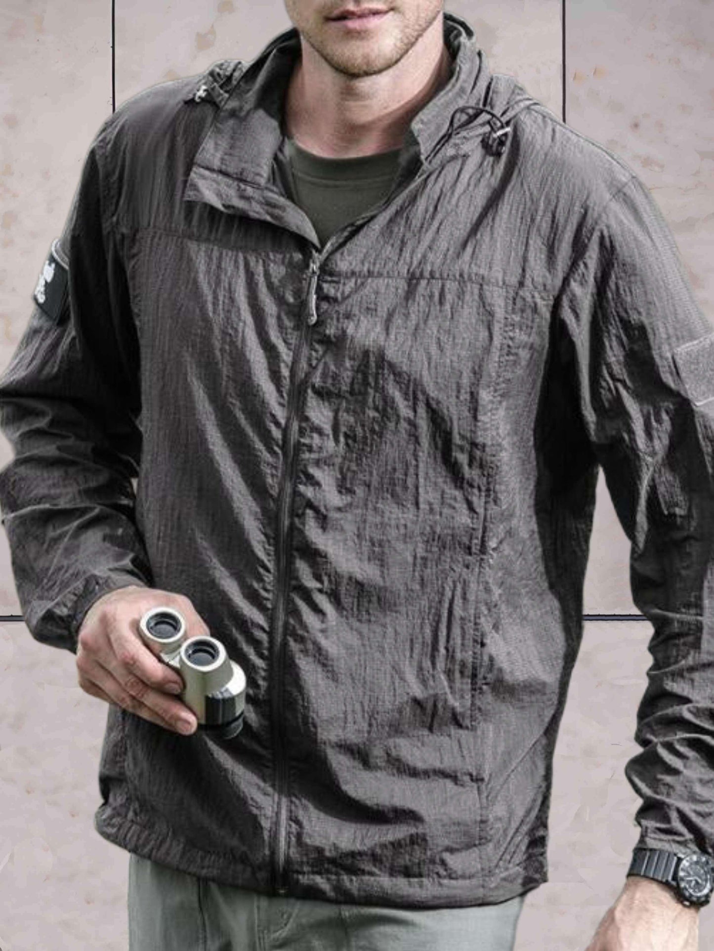 Liam | Lightweight Waterproof Jacket with Hood and Zip