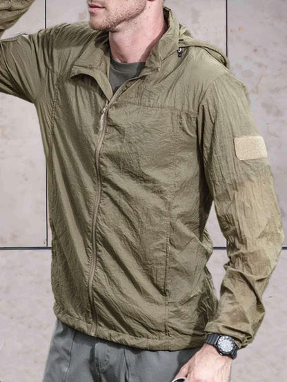 Liam | Lightweight Waterproof Jacket with Hood and Zip