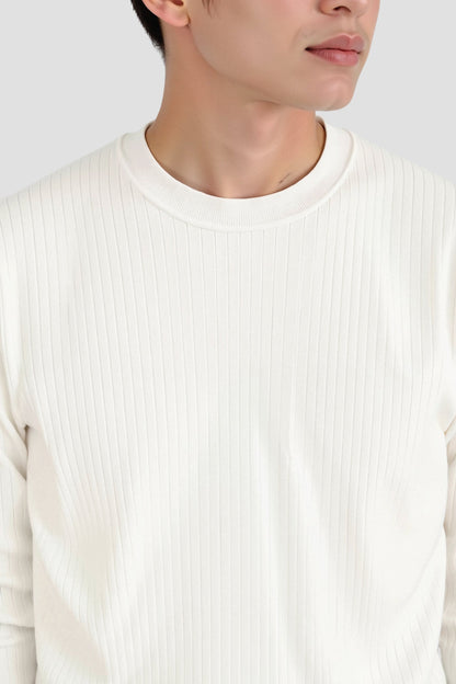 Liam | Ribbed Knit Men's Long Sleeve Jumper
