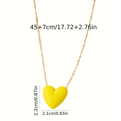 Love | Stylish and Simple Heart-Shaped Love Necklace